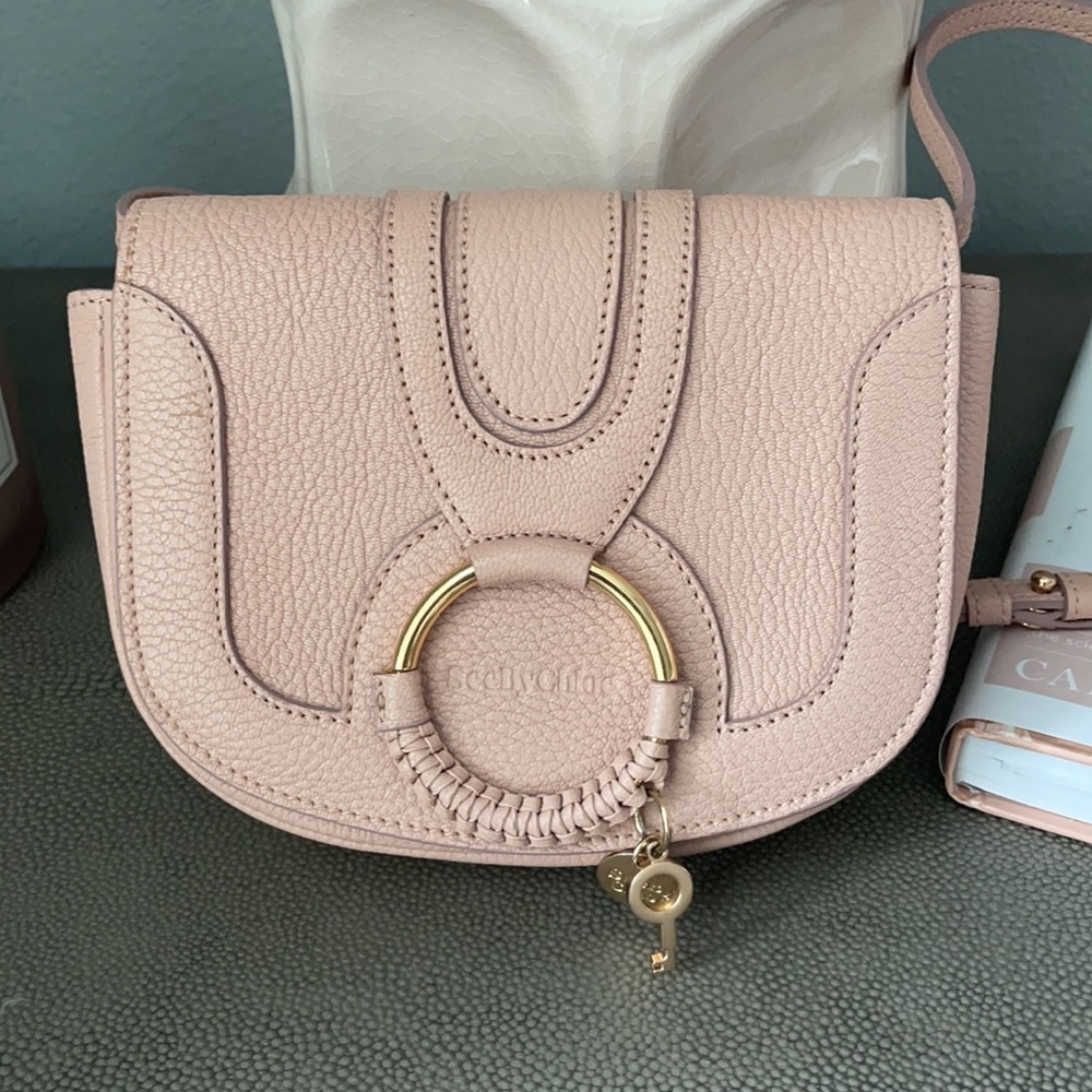 See by Chloe Hana Mini Crossbody- beige/pink